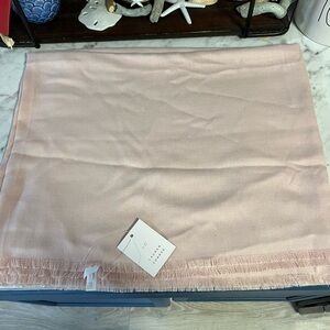 LC Lauren Conrad Blush Pink Fringe Scarf new with tags